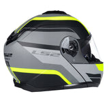 LS2 FF908 STROBE II MONZA M.BLACK H-V YELLOW - SECURTEX MOTOR S.L (t/a MaximoMoto)