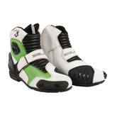 BELA - Botas Piel Faster Blanco/Verde - SECURTEX MOTOR S.L (t/a MaximoMoto)