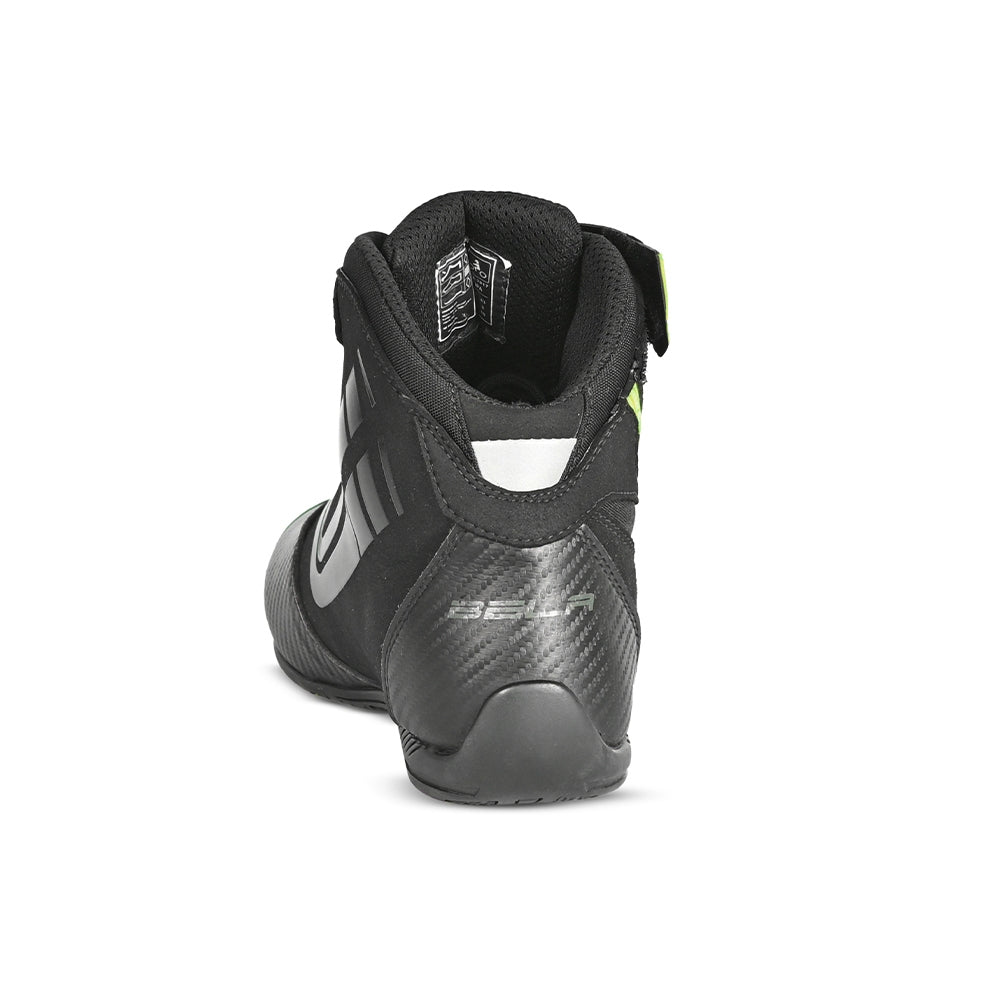 BELA - Botas Piel Kiva Man Negro/Amarillo Fluor - SECURTEX MOTOR S.L (t/a MaximoMoto)