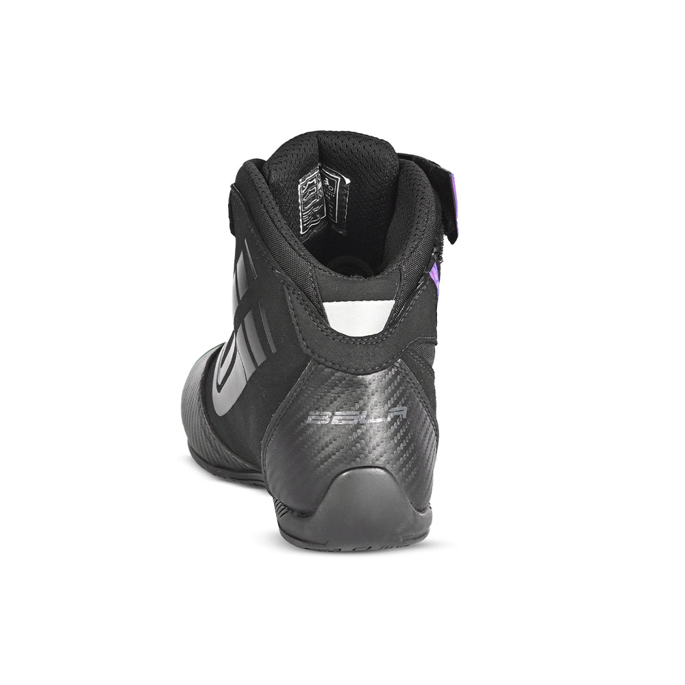 BELA - Botas Piel Kiva Lady Negro/Purpura - SECURTEX MOTOR S.L (t/a MaximoMoto)