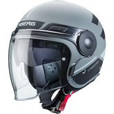 CABERG-Casco Uptown Loft MATT GREY/BLACK/SILVER - SECURTEX MOTOR S.L (t/a MaximoMoto)