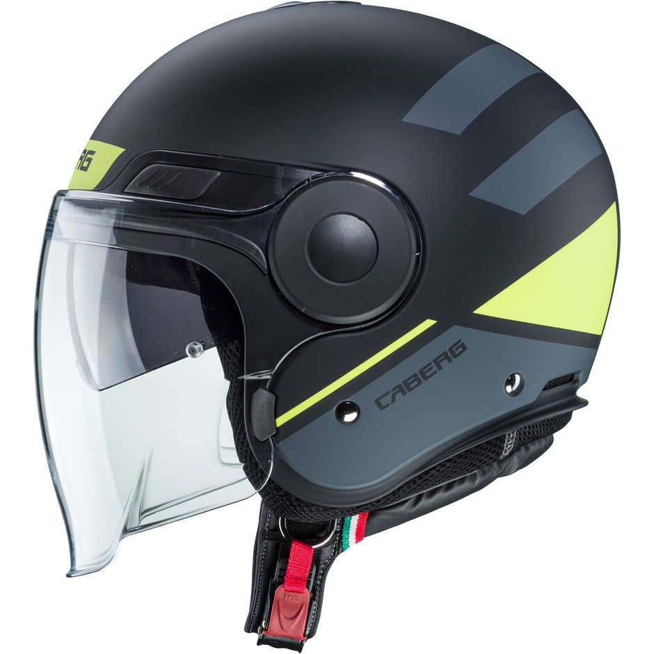 CABERG-CASCO UPTOWN LOFT MATT BLACK/ANTHRA/YELLOW F - SECURTEX MOTOR S.L (t/a MaximoMoto)