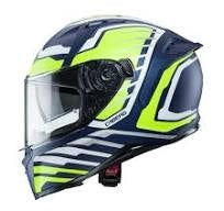 CABERG-CASCO AVALON FORGE MATT BLUE YAMA/WHITE/YELLOW FLUO - SECURTEX MOTOR S.L (t/a MaximoMoto)