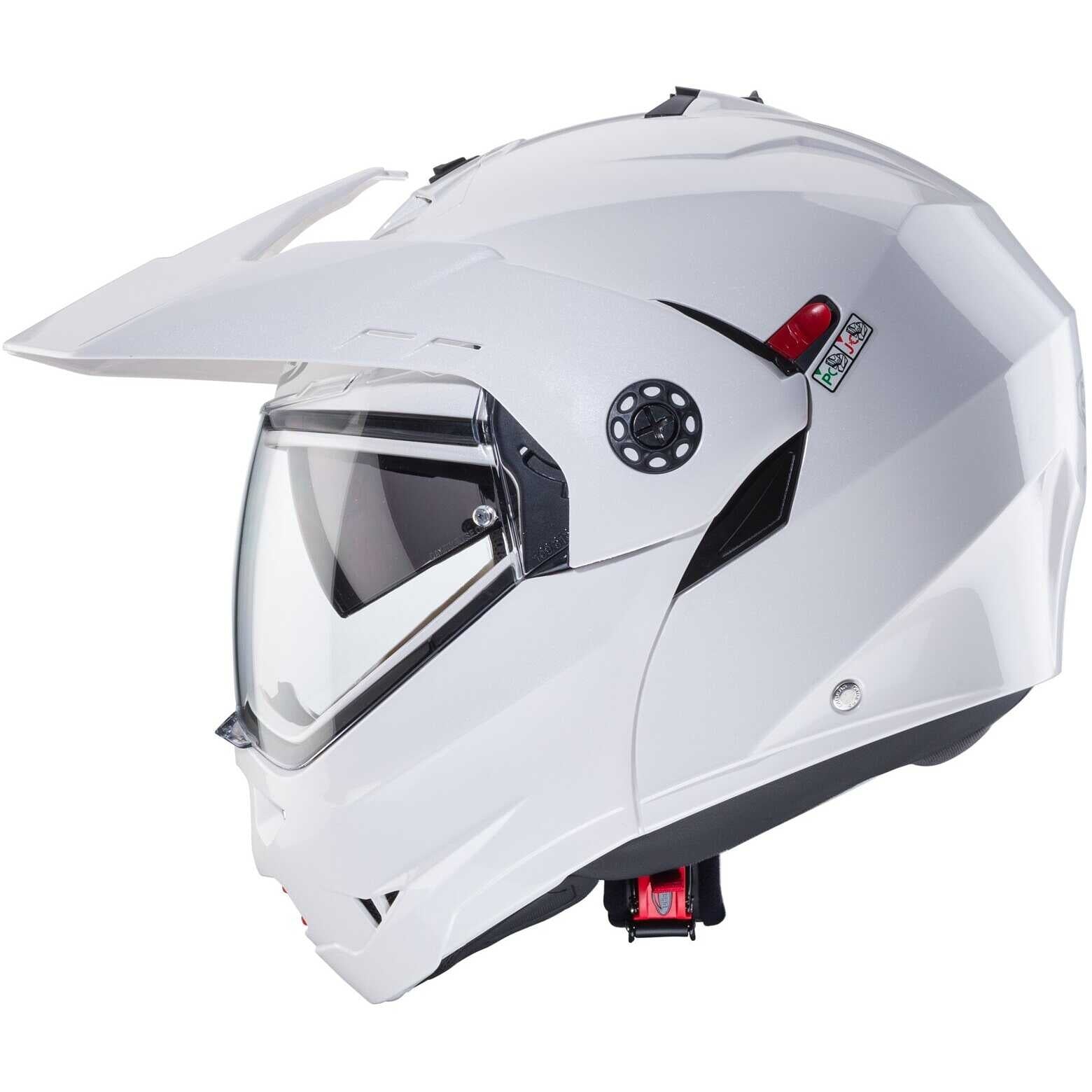 CABERG-CASCO TOURMAX WHITE/METAL - SECURTEX MOTOR S.L (t/a MaximoMoto)