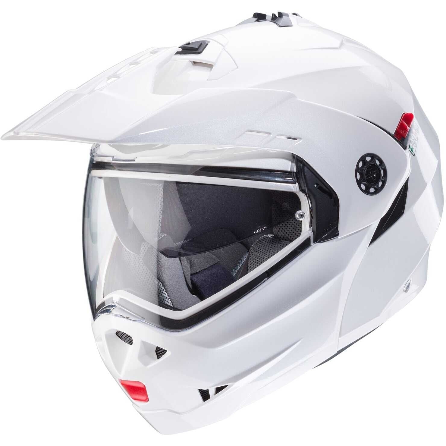 CABERG-CASCO TOURMAX WHITE/METAL - SECURTEX MOTOR S.L (t/a MaximoMoto)