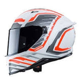 CABERG-CASCO AVALON FORGE MATT WHITE/ORANGE FLUO/ANTHRACITE - SECURTEX MOTOR S.L (t/a MaximoMoto)