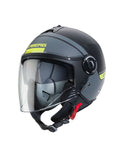 CABERG-CASCO RIVIERA V4 ELITE MATT/BLACK/ANTHRA/ORANGE FL - SECURTEX MOTOR S.L (t/a MaximoMoto)