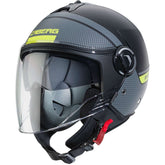 CABERG-CASCO RIVIERA V4 ELITE MATT/BLACK/ANTHRA/ORANGE FL - SECURTEX MOTOR S.L (t/a MaximoMoto)