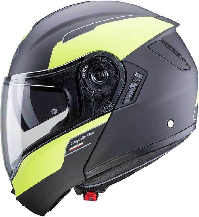 CABERG-CASCO LEVO PROSPECT MATT BLACK/YELLOW FL - SECURTEX MOTOR S.L (t/a MaximoMoto)