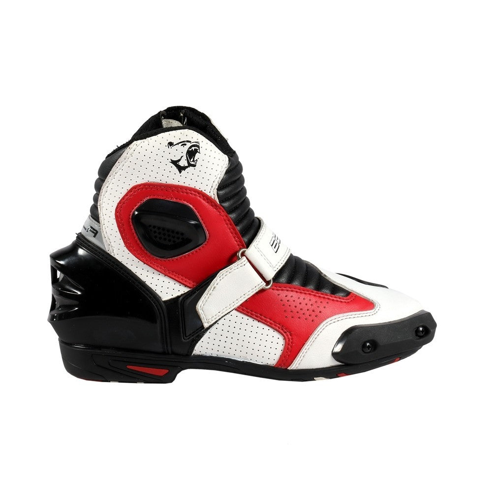 BELA - Botas Piel Faster Blanco/Rojo - SECURTEX MOTOR S.L (t/a MaximoMoto)