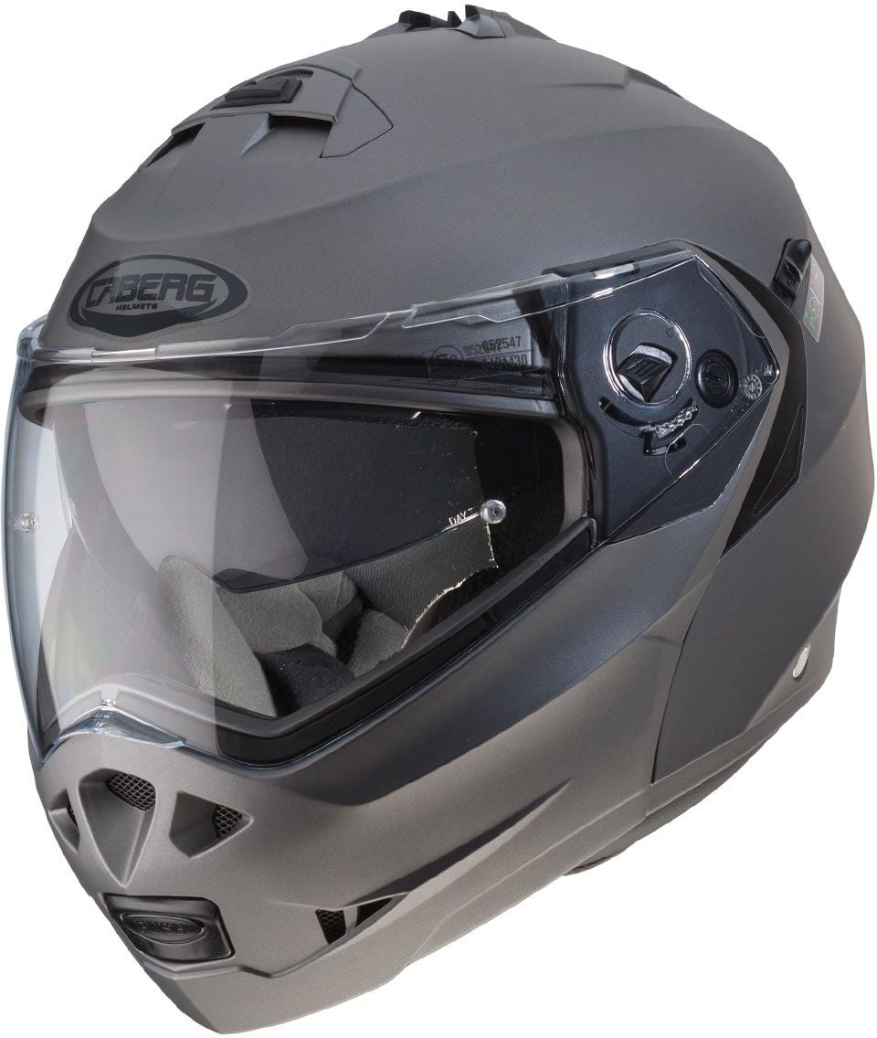 CABERG-CASCO DUKE 2 MATT/GUN/METAL - SECURTEX MOTOR S.L (t/a MaximoMoto)