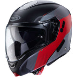 CABERG-CASCO HORUS SCOUT MATT BLAC/RED FL/ANTHRASIL - SECURTEX MOTOR S.L (t/a MaximoMoto)