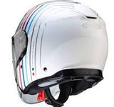 CABERG-CASCO FLYON BAKARI WHITE/SILVER/BMW - SECURTEX MOTOR S.L (t/a MaximoMoto)