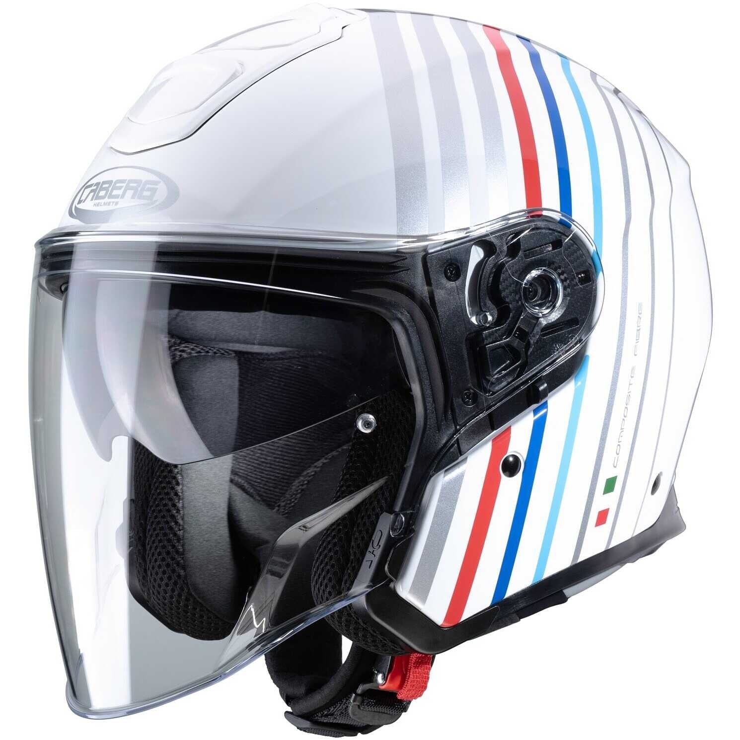 CABERG-CASCO FLYON WHITE - SECURTEX MOTOR S.L (t/a MaximoMoto)