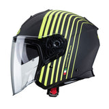 CABERG-CASCO FLYON BAKARI MATT BLACK/YELLOW FLUO - SECURTEX MOTOR S.L (t/a MaximoMoto)