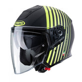 CABERG-CASCO FLYON BAKARI MATT BLACK/YELLOW FLUO - SECURTEX MOTOR S.L (t/a MaximoMoto)