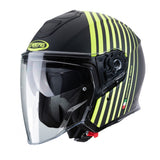 CABERG-CASCO FLYON BAKARI MATT BLACK/YELLOW FLUO - SECURTEX MOTOR S.L (t/a MaximoMoto)