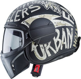 CABERG-CASCO GHOST NUKE MATT BLACK/GREY - SECURTEX MOTOR S.L (t/a MaximoMoto)