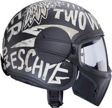 CABERG-CASCO GHOST NUKE MATT BLACK/GREY - SECURTEX MOTOR S.L (t/a MaximoMoto)