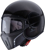 Casco de moto de turismo urbano Caberg Ghost carbon abierto CE Certified