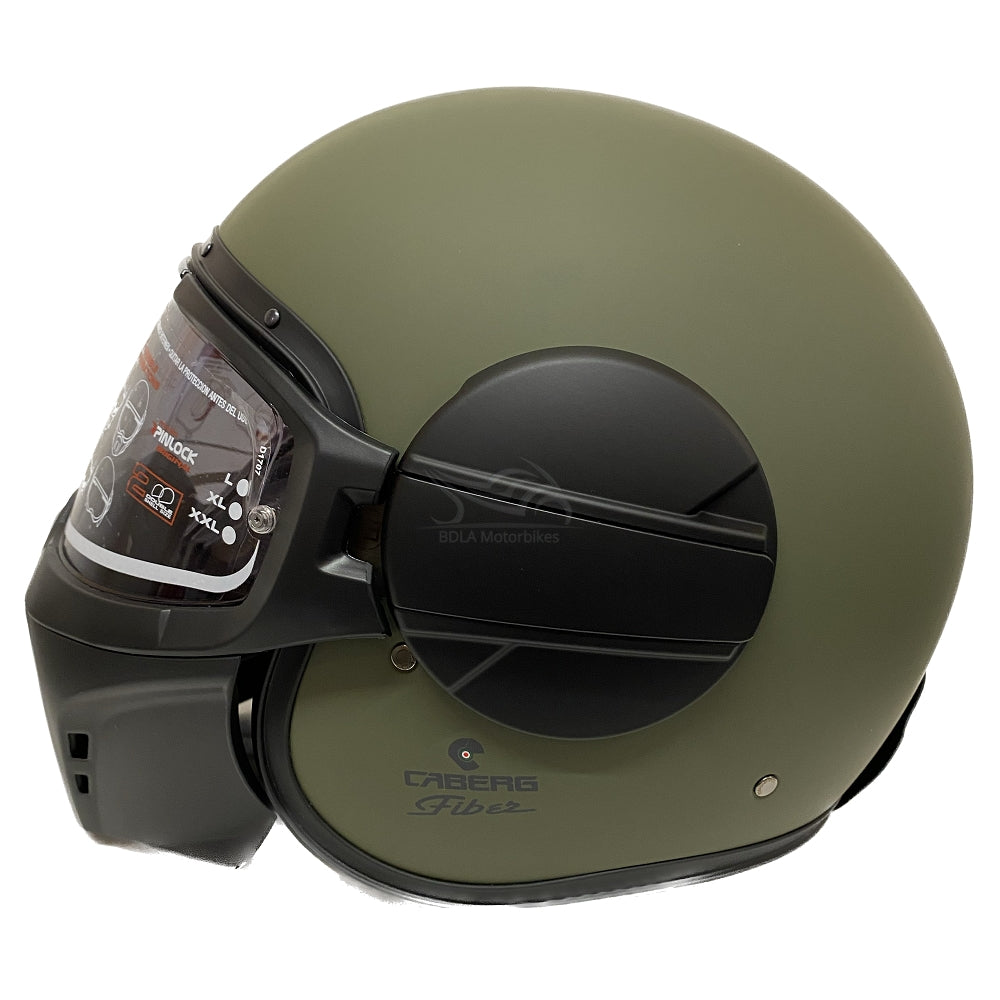 CABERG-CASCO GHOST MATT MILITARY GREEN - SECURTEX MOTOR S.L (t/a MaximoMoto)