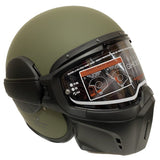 CABERG-CASCO GHOST MATT MILITARY GREEN - SECURTEX MOTOR S.L (t/a MaximoMoto)
