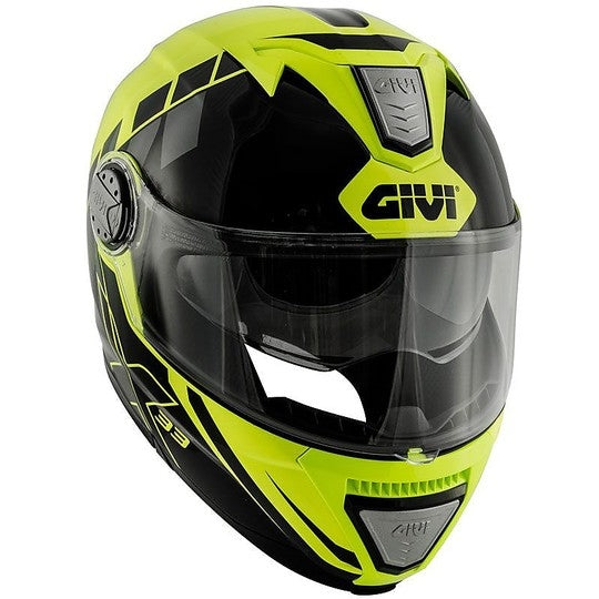 GIVI CASCO MOD X23/SYDNEY C/PL.D/ECLIPSE YELLOW NN/NEGRO - SECURTEX MOTOR S.L (t/a MaximoMoto)