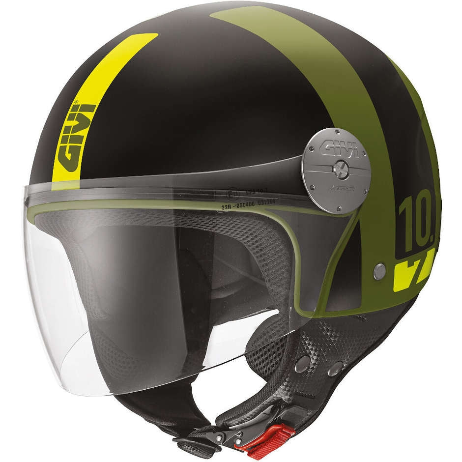 GIVI CASCO DJET 107/MINI-J.D/CAMOUPLANOE NEGRO/YELLOW - SECURTEX MOTOR S.L (t/a MaximoMoto)