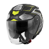 GIVI - CASCO JET X25 TRACE NEGRO TITANIO YELLOW - SECURTEX MOTOR S.L (t/a MaximoMoto)
