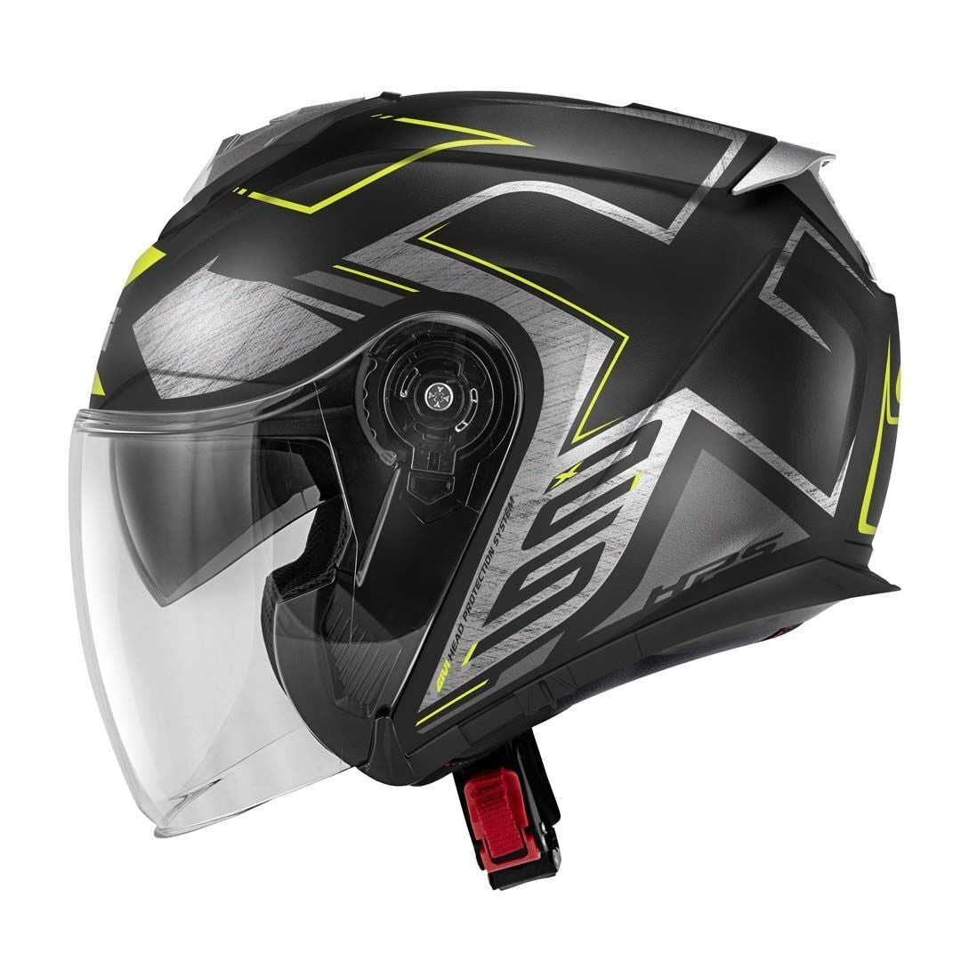 GIVI - CASCO JET X25 TRACE NEGRO TITANIO YELLOW - SECURTEX MOTOR S.L (t/a MaximoMoto)