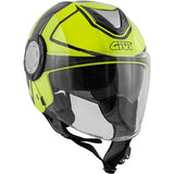 GIVI CASCO JET 124/FUTURE.D/STRIPES YELLOW NN/NEGRO - SECURTEX MOTOR S.L (t/a MaximoMoto)