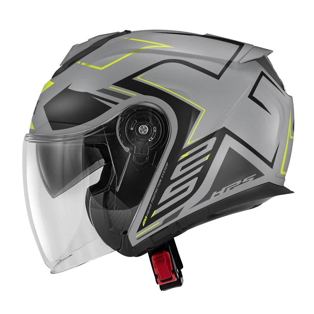 GIVI - CASCO JET X25 TRACE GRIS NEGRO YELLOW - SECURTEX MOTOR S.L (t/a MaximoMoto)