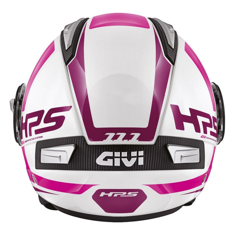 GIVI CASCO JET 124/FUTURE.D/BIG-LADY BLANCO/ROSA - SECURTEX MOTOR S.L (t/a MaximoMoto)