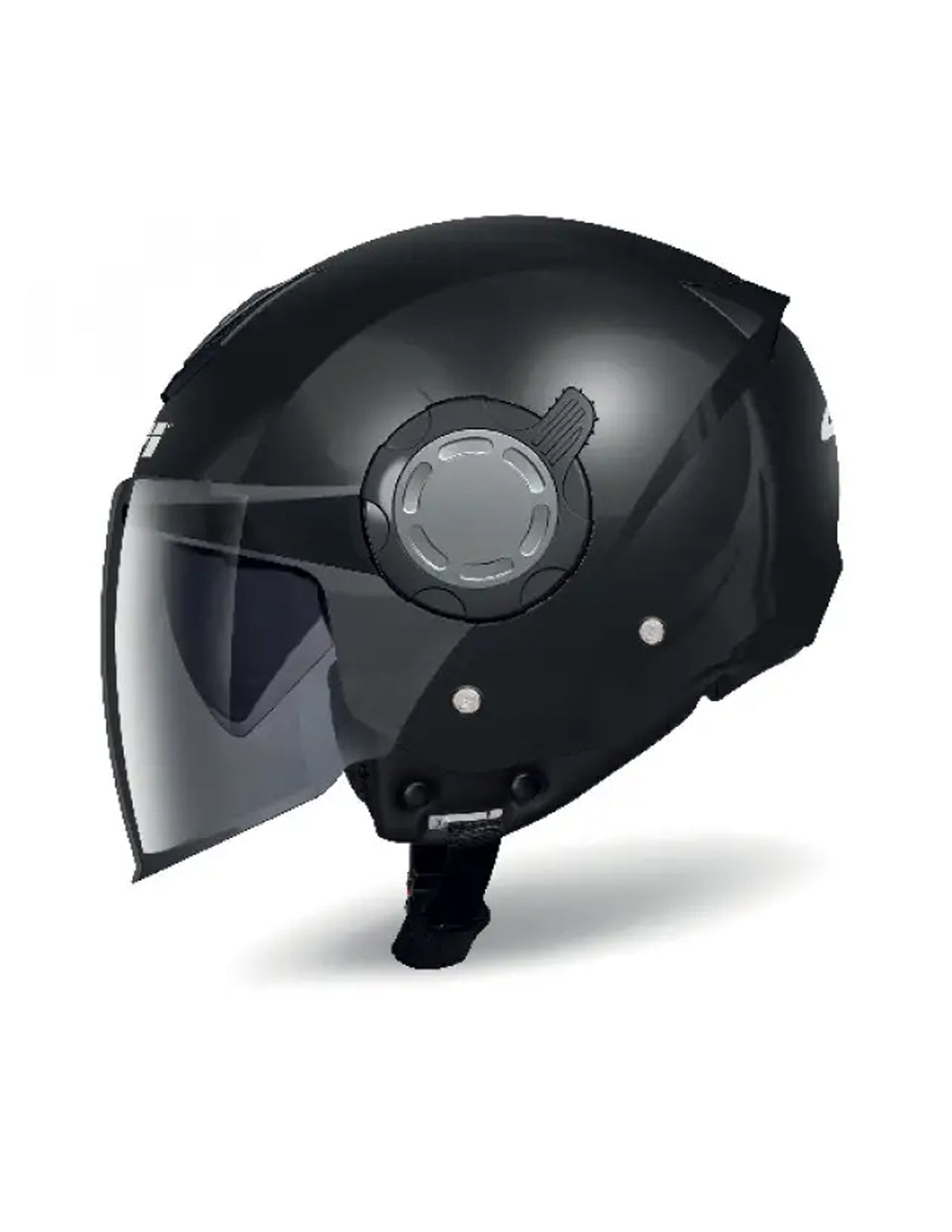 GIVI CASCO JET 124/FUTURE.D/SOLID NEGRO - SECURTEX MOTOR S.L (t/a MaximoMoto)