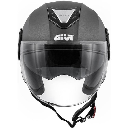 GIVI CASCO JET 124/FUTURE.D/SOLID TITANIO - SECURTEX MOTOR S.L (t/a MaximoMoto)