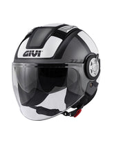 GIVI CASCO JET-R 111/AIR JET.D/ROUND BLANCO/NEGRO - SECURTEX MOTOR S.L (t/a MaximoMoto)