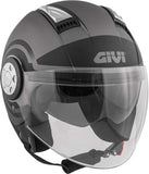 GIVI CASCO JET-R 111/AIR JET.D/ROUND TITANIO/NEGRO - SECURTEX MOTOR S.L (t/a MaximoMoto)