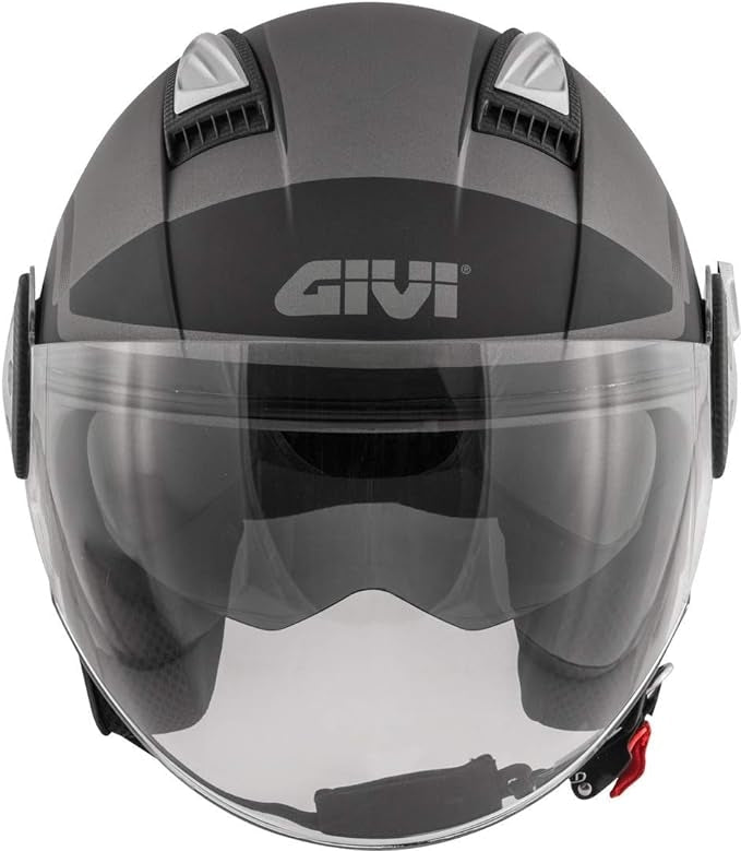 GIVI CASCO JET-R 111/AIR JET.D/ROUND TITANIO/NEGRO - SECURTEX MOTOR S.L (t/a MaximoMoto)
