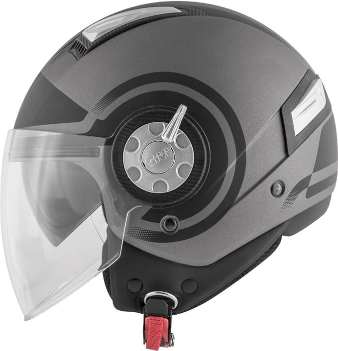 GIVI CASCO JET-R 111/AIR JET.D/ROUND TITANIO/NEGRO - SECURTEX MOTOR S.L (t/a MaximoMoto)
