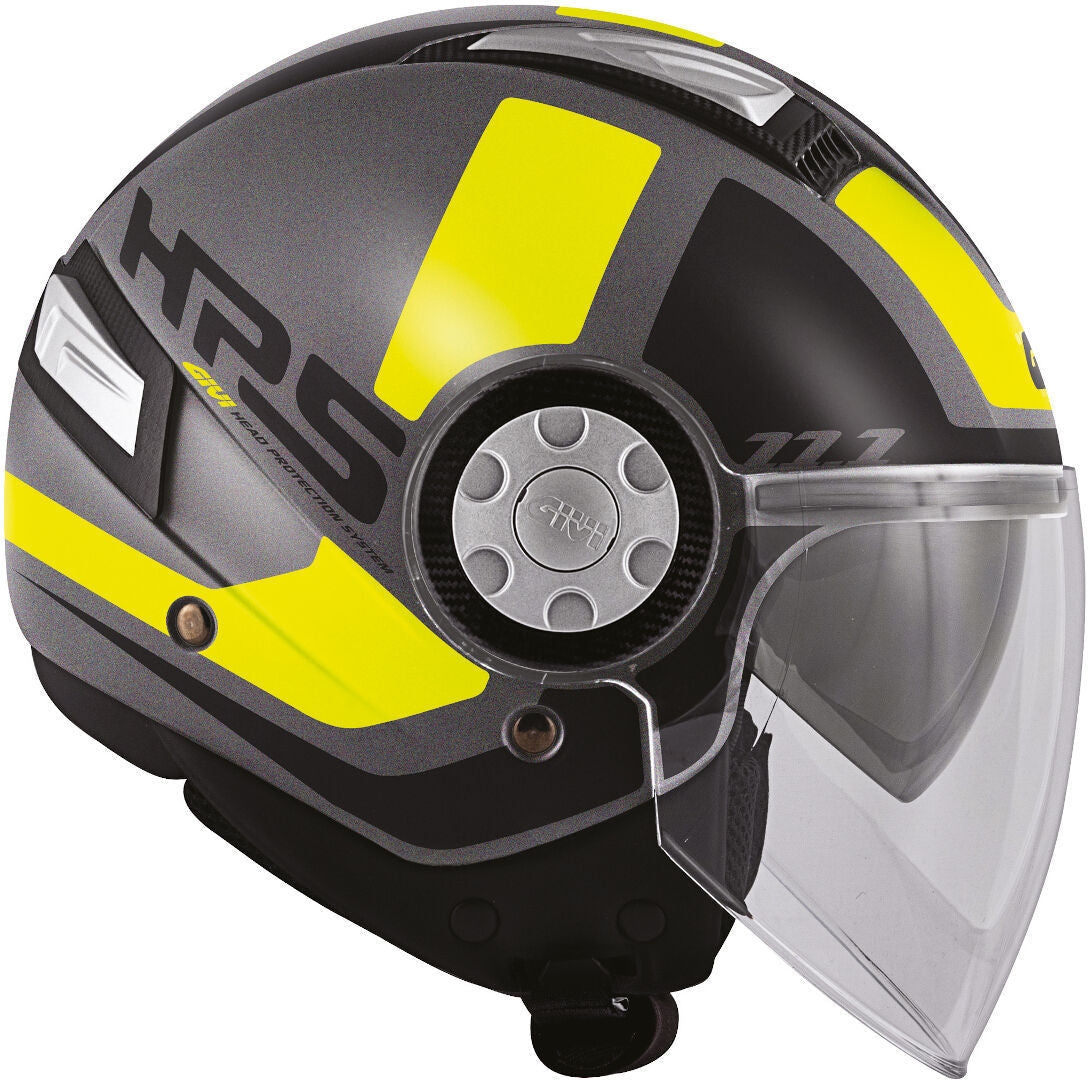 GIVI CASCO JET-R 111/AIR JET.D/ROUND NEGRO/YELLOW - SECURTEX MOTOR S.L (t/a MaximoMoto)