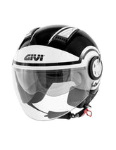 GIVI CASCO JET-R 111/AIR JET.D/ROUND NEGRO/BLANCO - SECURTEX MOTOR S.L (t/a MaximoMoto)
