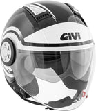 GIVI CASCO JET-R 111/AIR JET.D/ROUND NEGRO/BLANCO - SECURTEX MOTOR S.L (t/a MaximoMoto)