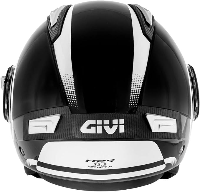 GIVI CASCO JET-R 111/AIR JET.D/ROUND NEGRO/BLANCO - SECURTEX MOTOR S.L (t/a MaximoMoto)