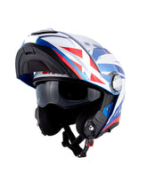 GIVI CASCO MOD X23/SYDNEY C/PL.D/POINTED BLANCO/AZUL/ROJO - SECURTEX MOTOR S.L (t/a MaximoMoto)