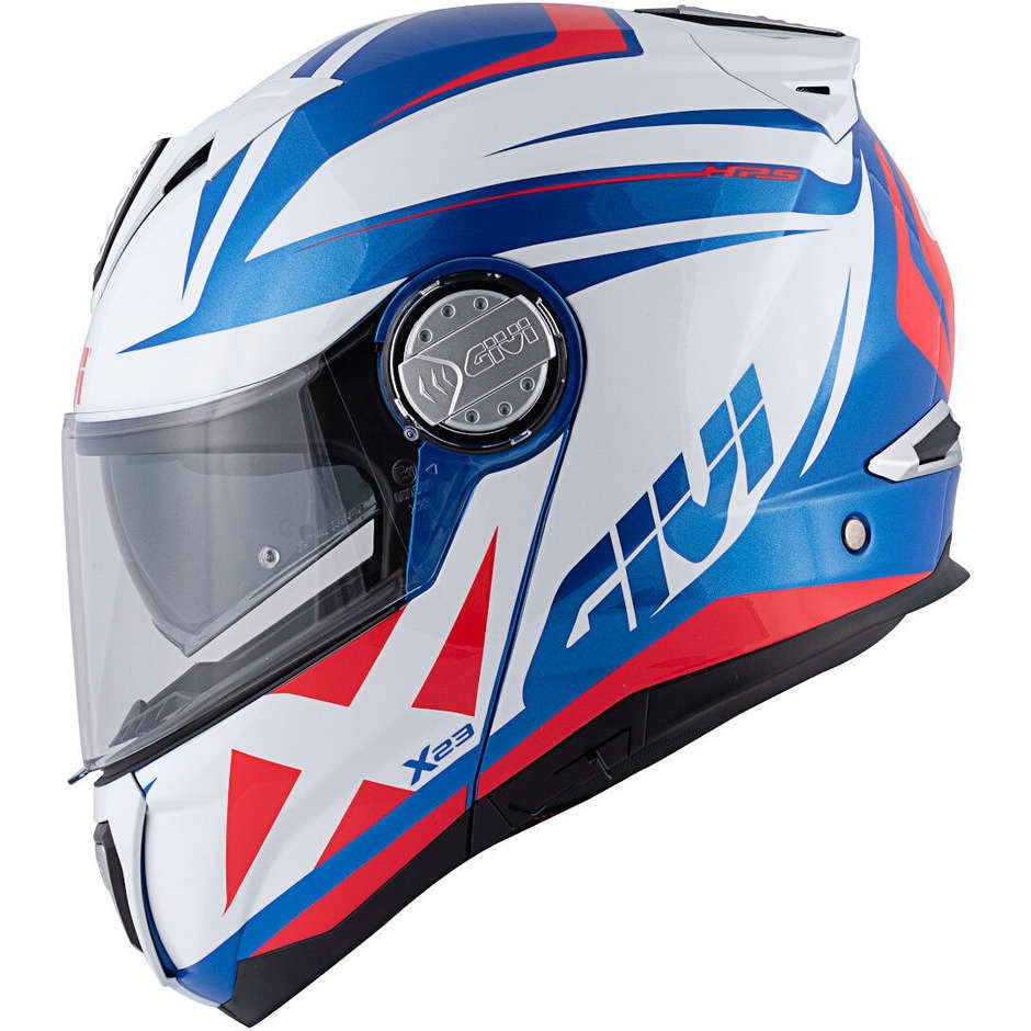GIVI CASCO MOD X23/SYDNEY C/PL.D/POINTED BLANCO/AZUL/ROJO - SECURTEX MOTOR S.L (t/a MaximoMoto)