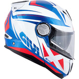 GIVI CASCO MOD X23/SYDNEY C/PL.D/POINTED BLANCO/AZUL/ROJO - SECURTEX MOTOR S.L (t/a MaximoMoto)