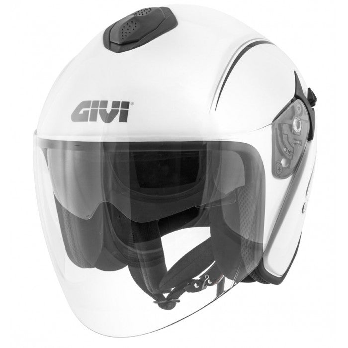 GIVI CASCO JET 209/FIBER JET C/VLD/GLIESE BLANCO - SECURTEX MOTOR S.L (t/a MaximoMoto)