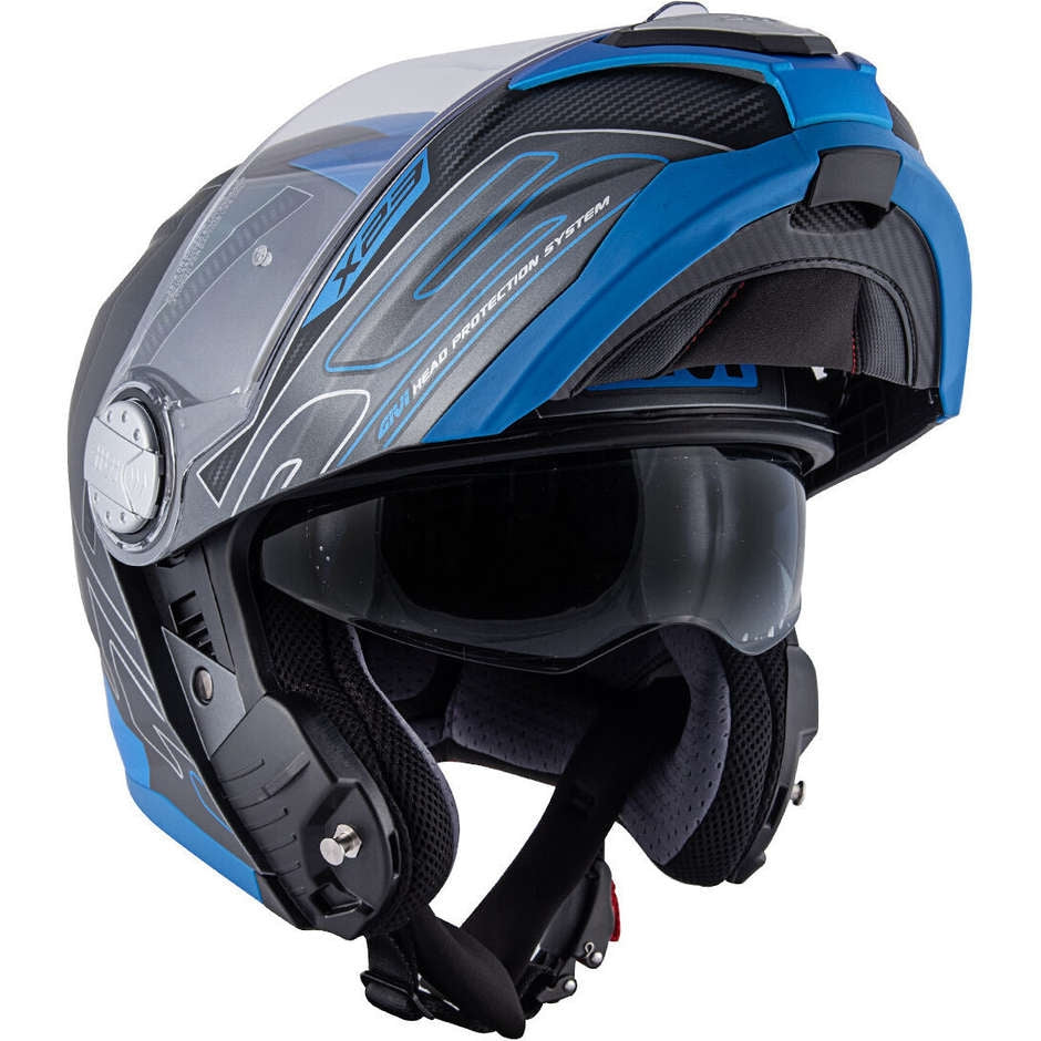 GIVI CASCO MOD X23/SYDNEY C/PL.D/PROTECT TITANI-MT/NEGRO/AZU - SECURTEX MOTOR S.L (t/a MaximoMoto)