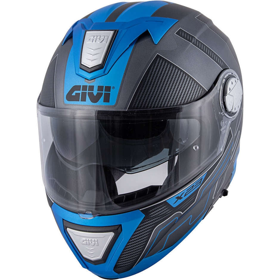 GIVI CASCO MOD X23/SYDNEY C/PL.D/PROTECT TITANI-MT/NEGRO/AZU - SECURTEX MOTOR S.L (t/a MaximoMoto)