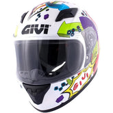 GIVI CASCO JUNIOR J04/POOFD/GRAPHIC BLANCO - SECURTEX MOTOR S.L (t/a MaximoMoto)